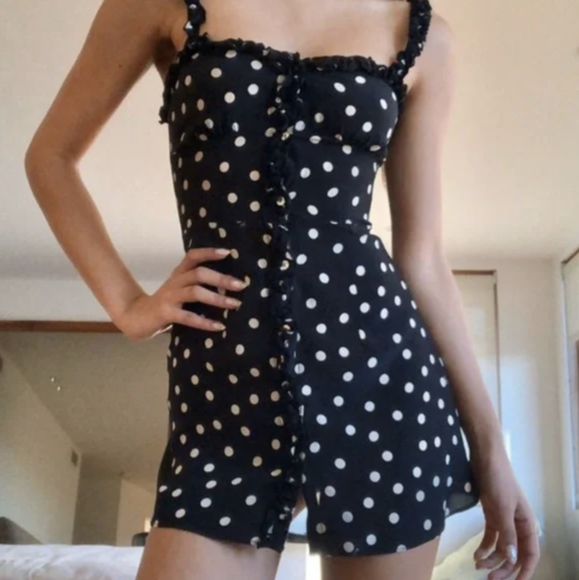 Polka Dot Mini Dresses